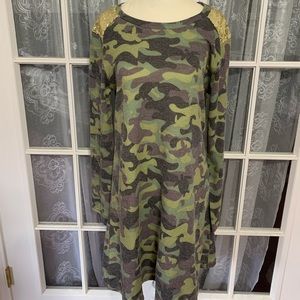 Brand new without tags! Camo dress!